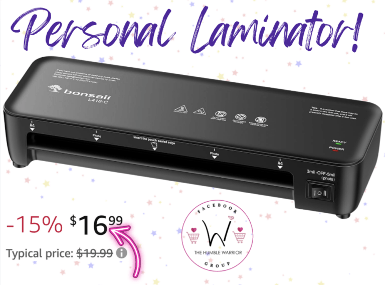 9-inch Personal Laminator!